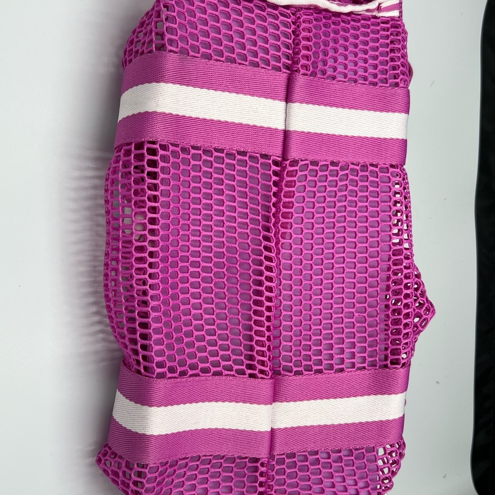 Mossimo Mesh Tote Bag – Pink/Violet Beach Pool Gym Bag – NEW With Tags - Picture 5 of 5